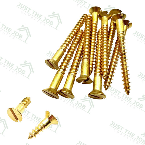 Solid brass slotted - solid,