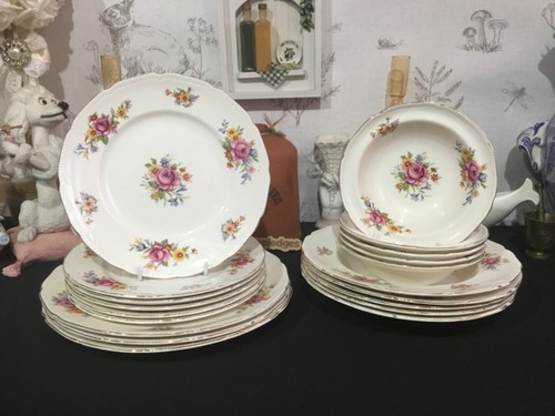 Vintage royal swan plates and - plates,