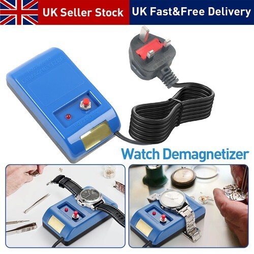 Blue watch demagnetizer - watch,