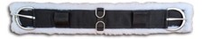 Cinch for Horse with D Buckle, Western Webbing Faux Fur Girth