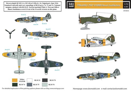 Models d72033 decal set - decal,