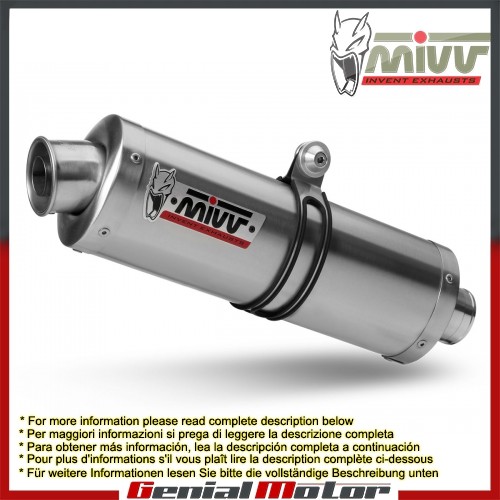 Mivv exhaust muffler oval - mivv,