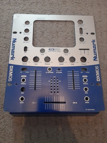 Numark dxm06 mixer front panel - mixer,