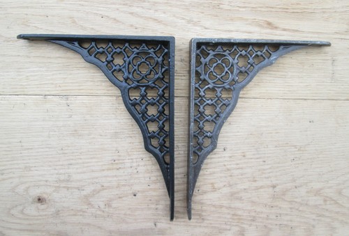 Pair antique gothic revival - pair,