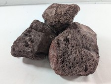 Red Lava Rock Volcanic Decoration Aquascaping Aquarium 3 Pieces 2.5kg (RC10037)