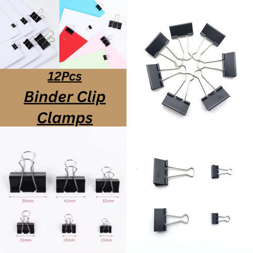 Bulldog foldback clips metal - bulldog,