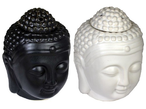 Buddha head oil burner ceramic - oil,