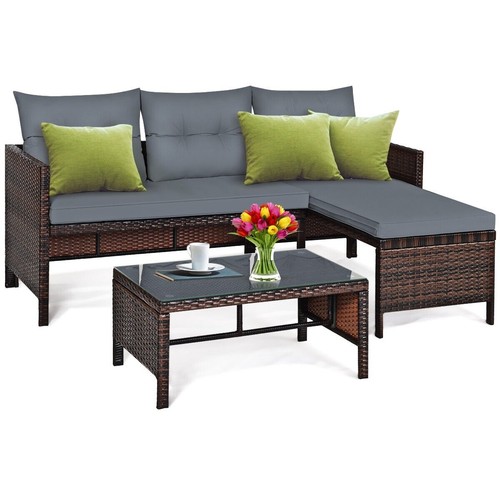 Piece outdoor wicker sofa - piece,