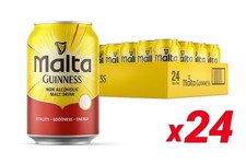 Malta Guinness Can Malt Drink 330ml x24 Case