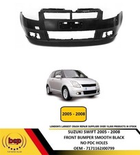 SUZUKI SWIFT 2005 - 2008 FRONT BUMPER SMOOTH BLACK BRAND NEW INSURANCE APPROVED