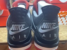 Size 13 Air Jordan 4 IV Retro OG Mid Bred Black Fire Red Cement 308497060 Pre