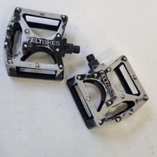 Felt Bikes Pedals Mountain Road Racing Bike bicycle black retro Pair of alloy