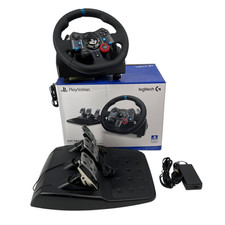 Logitech G29 Driving Force Racing Wheel with Floor Pedals & Paddle Shifters PS4