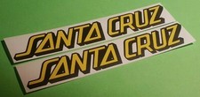 2x Santa Cruz Vinyl Stickers