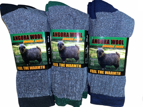 Angora wool socks outdoor - wool,