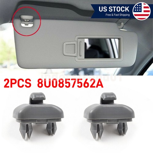 Sun visor black - clip, holder