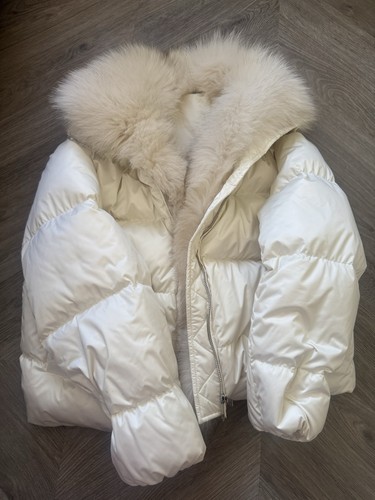Ladies puffer jacket - puffer, natural