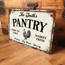 Personalised Pantry Sign