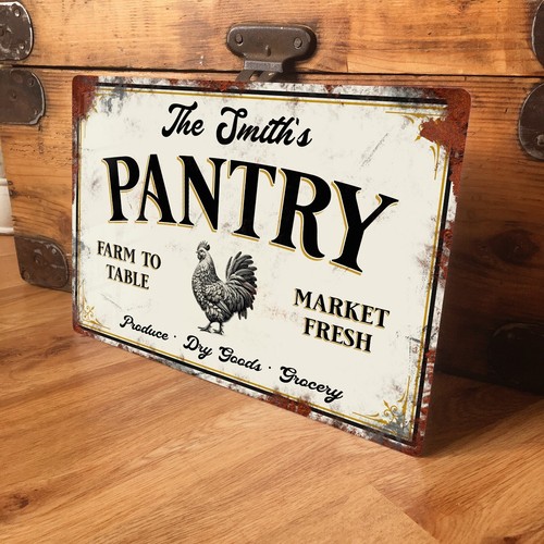 Personalised pantry sign - personalised,
