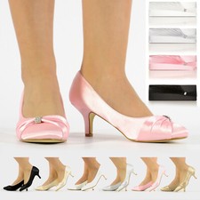 Womens Ladies Satin Wedding