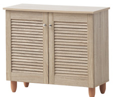 Shoe Storage Cabinet 2 Slatted