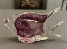 MURANO STYLE AMETHYST GLASS