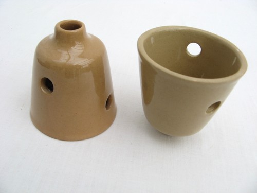 Pie funnel glazed ceramic - pie,