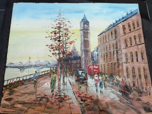 Original large canvas painting - original,
