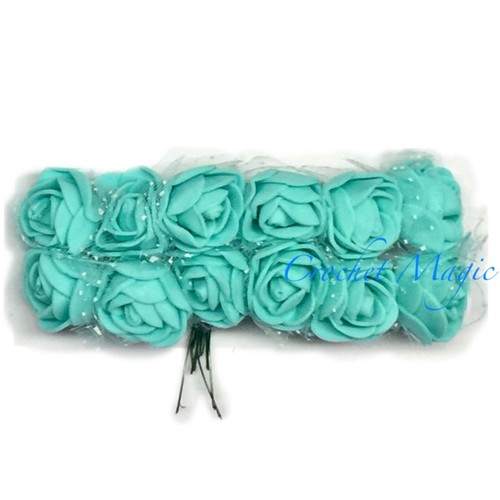 24x mini 25mm flower - 16/24x, rose