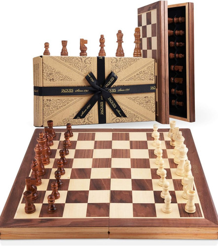 Wooden chess set folding - |,