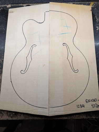 Large european spruce archtop - european,