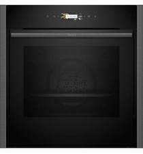 Neff N70 Slide and Hide B54CR71G0B Built-In Electric Single Oven - Graphite