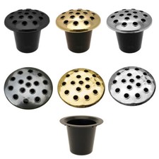 Black Gold Silver Lid Plastic