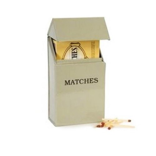 Premium matchbox holder - premium, cream