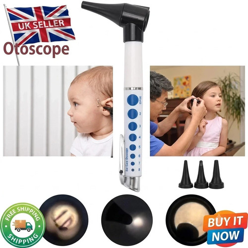 Ear otoscope with 4pcs heads - otoscope,