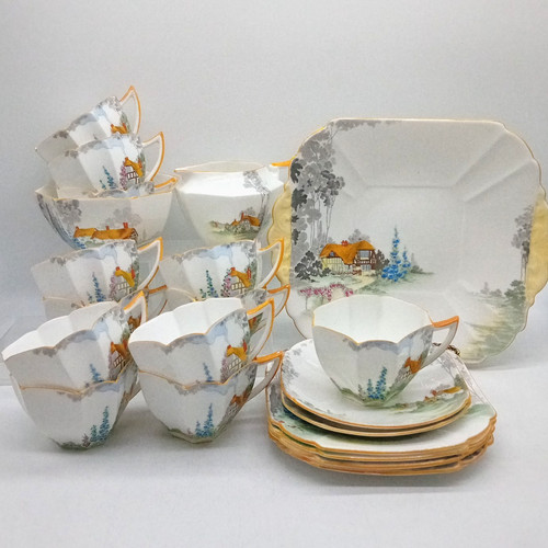 Shelley tea set - tea, queen