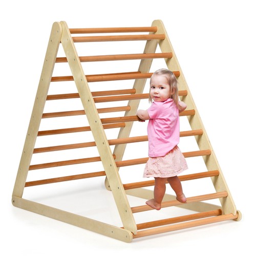 Wooden kids climbing triangle - wooden,