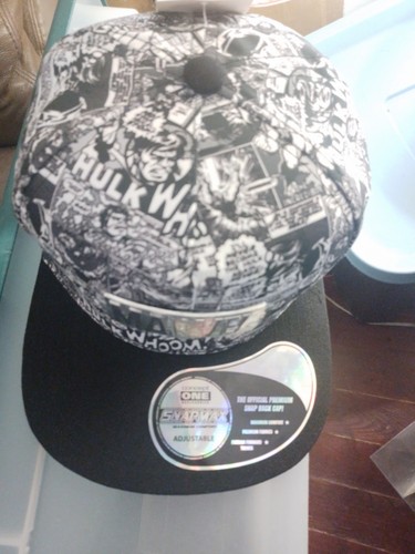 Marvel comic print snapback - comic,