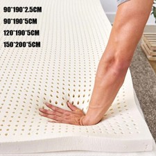 Natural Latex Soft Comfortable Mattress Topper Healthy Sleep ALL Sizes