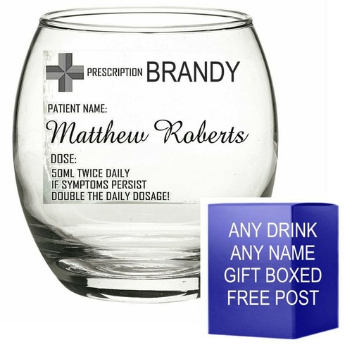 Personalised engraved brandy - personalised,