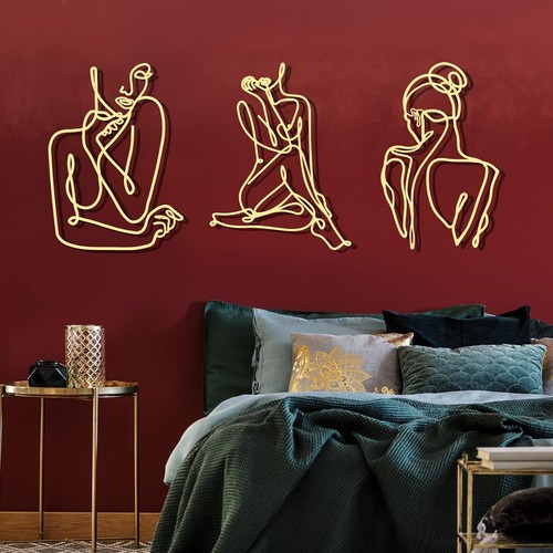 Pieces metal wall art decor - metal,