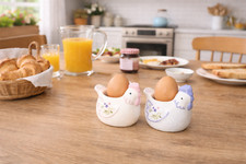 Ceramic hen egg - ceramic, set