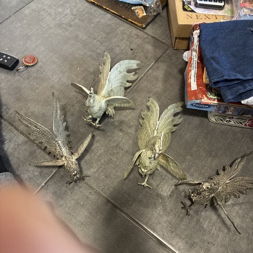 Vintage fighting cocks - vintage,