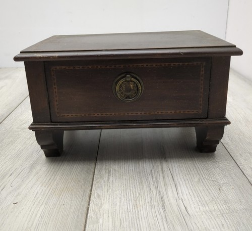 Pair stag mahogony bedside - pair,