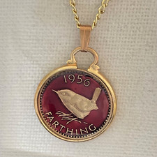 1956 Enamelled Farthing Coin