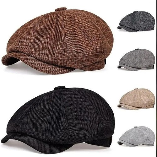 Vintage newsboy cap gatsby hat - cap,
