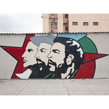 Highsmith Mural Cuba Revolution Guevara Photo Huge Wall Art Poster Print