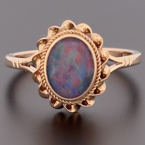9ct yellow gold - 9ct, solitaire
