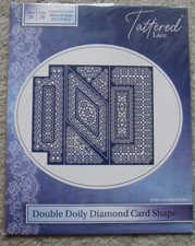 TATTERED LACE DOUBLE DOILY