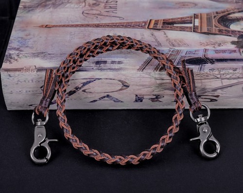 Genuine leather braided - leather,